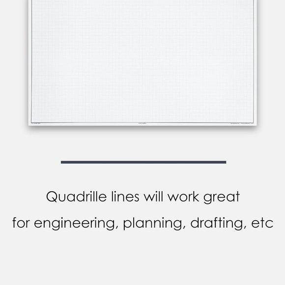 GeekNavy 11" x 17" Quadrille Graph Paper 50 Sheets Landscape - 0.25" Architect - Picture 10 of 10